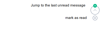 Mark the jump to the last unread message button